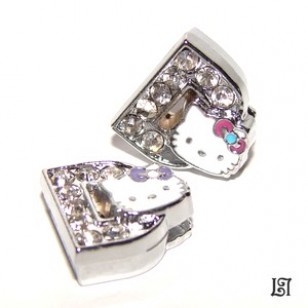 Schuifletter Hello Kitty - D